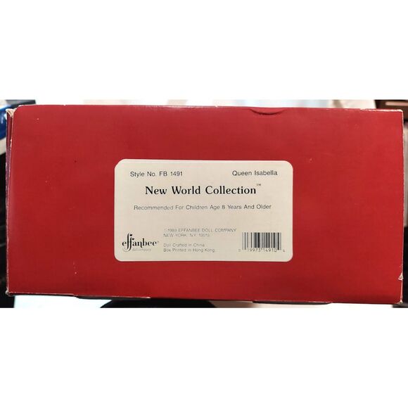 Box Only; for Effanbee Queen Isabella Doll, New World Collection - Picture 3 of 8